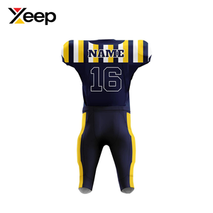 Uniforme de Fútbol Americano Personalizado XEEP Transpirable XC-AFU-35 para Hombre Adulto, Poliéster Estampado por Transferencia de Calor de Alta Calidad - Product Image 3