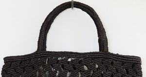 2026 Trending Eco-Friendly Durable Crochet Jute Crossbody Messenger <b>Bag</b> <b>Women's</b> Bohemian Style Tote for Letter <b>Black</b> Shopping - Product Image 3