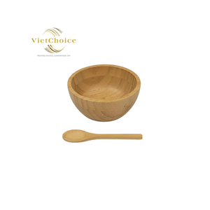 Vietchoice for Competitive Price Sustainable Bamboo Wood Handicraft Disposable <b>Microwave</b> Safe Minimalist Bowl Custom Shape - Product Image 2