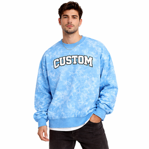 Unisex Custom Printed Acid Washed <b>Sweatshirt</b> Oversized Fit Crewneck Pullover Premium Quality Streetwear Apparel Bulk Supplier - Product Image 2