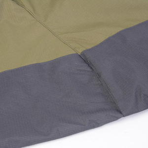 New Custom Printed High-Visibility Reflective Canvas Rain <b>Jacket</b> Company Logo <b>Mandarin</b> <b>Collar</b> Front Zipper Closure Waterproof - Product Image 5