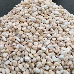 Natural Yellow Pebble <b>Stone</b> Mixed Irregular Shape for Garden Landscaping Decoration - Product Image 2