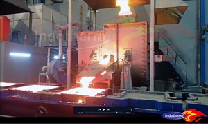Horno de Fundición de Chatarra de Cobre a Gas de 1 Tonelada por Lote con Inclinación Hidráulica, Control Preciso de Temperatura y Eficiencia Energética - Product Image 3