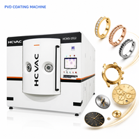 Machine de dépôt par pulvérisation sous vide PVD pour moteur contrôlé par PLC, traitement de surface décoratif en or pour quincaillerie métallique