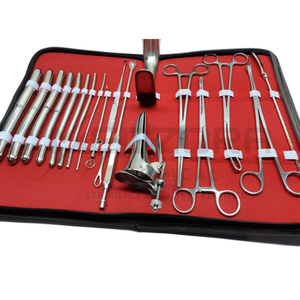 ชุดเครื่องมือผ่าตัดและตรวจภายในทางนรีเวชคุณภาพสูง ทำจากเหล็กกล้าไร้สนิม จำนวน 18 ชิ้น ได้รับการรับรองมาตรฐาน CE ระดับ Class I - Product Image 5