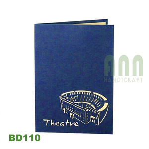 Tarjetas de Felicitación de Acción de Gracias con Paisaje de Teatro Pop-Up 3D Hechas a Mano de Alta Calidad, Impresas en Grabado con Sobre - Product Image 6