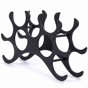 Bronze Metal Wine Rack 10-19 Bottle Display Stand Home Furniture Decorative Bottle Holder <b>Freestanding</b> Geometric Wine Bottle - Product Image 5