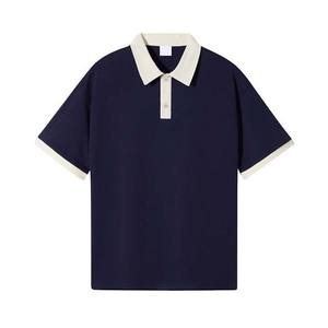 Camisetas de algodón para hombre con logotipo personalizado bordado e impreso, camiseta polo de golf con logotipo personalizado para hombre a precio económico. - Product Image 4