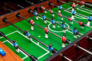 Mesa de Futbolito Estándar para Interiores, Mesa de Juego de Fútbol, Tablero de MDF de 9 mm, Dimensiones 120x60x81 cm, Diseño Personalizado, Unisex, para Niños y Adultos - Product Image 2