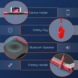 Caminadora Plegable 2 en 1 de 2.25 HP con Control Remoto y Pantalla LED para Entrenamientos en Casa - Product Image 5