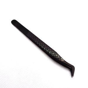 Pinzas Profesionales para Pestañas de Acero Inoxidable Ultra-Grip con Punta Lisa, Antimagnéticas y Mango Cómodo para Extensión de Pestañas Postizas - Product Image 6