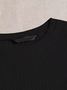 Camiseta de Verano Oversize de Algodón Spandex de 190g para Mujer, Marca Europea Americana de Moda, Alta Calidad, Transpirable, con Remaches Cortos - Product Image 5