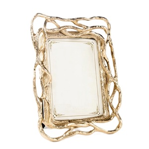 Branch Gold Metal Photo Frame Abstract Organic <b>Twig</b> Design Tabletop Picture Frame <b>for</b> Home Office Desktop <b>Decoration</b> Wholesale - Product Image 1