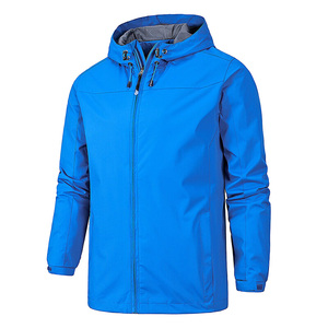Veste de montagne personnalisée avec logo, coupe-vent, grande taille, vêtements pour hommes, fabricant, randonnée, pêche, durable, confortable, élégante - Product Image 2