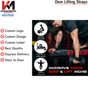 Bulk Weightlifting Straps Men Women Gym Wrist Support Deadlift <b>Training</b> Wholesale Supplier - Product Image 4