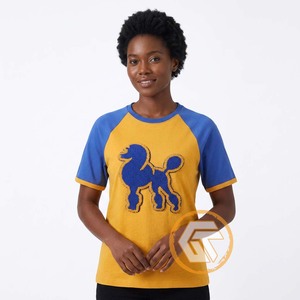 GREEK TREASURES Sigma Gamma Rho เสื้อยืดลำลองสำหรับสตรี โพลีเอสเตอร์/ผ้าฝ้ายเจอร์ซีย์ คอกลม ปักลาย ฤดูร้อน - Product Image 2
