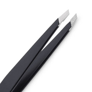 High Precision Eyebrow Tweezer Stainless Steel Slant Tip Beauty <b>Tool</b> For Shaping Brows And <b>Removing</b> Fine Hair - Product Image 5