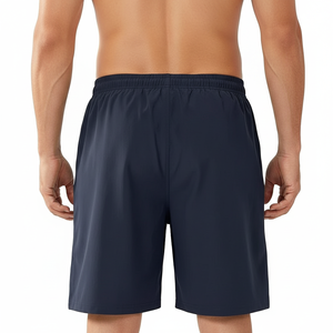 New Design Casual Mens Nylon Cotton Shorts Front Logo Pockets Heat Transfer Printed <b>Elastic</b> Mid Waist Breathable Shorts - Product Image 2