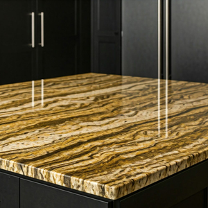 High Quality Alaska Gold Granite Smooth Polished <b>Stone</b> for Residential Commercial and Hotel Projects - Product Image 4