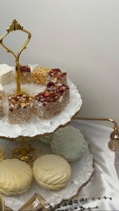 แท่นวางเค้กเรซิ่นทันสมัยสำหรับตกแต่งขนมคัพเค้กและของหวาน - Product Image 4