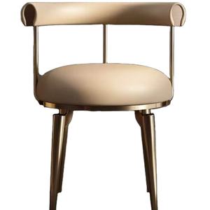 Fauteuil ottoman tendance de qualité supérieure avec dossier, idéal pour le salon, l'entrée, le couloir, ou comme élément décoratif. - Product Image 1