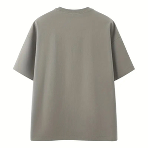 Camiseta de Algodón Orgánico para Hombre, Ecológica, Informal, de Manga Corta, Proveedor de Fábrica de Ropa - Product Image 3