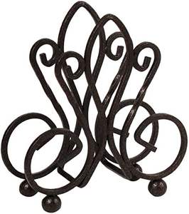 Support de serviettes en papier et mouchoirs en métal doré, style personnalisé, décoratif, pour comptoir de cuisine, restaurant, ferme, ou table - Product Image 6