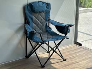 Fauteuil inclinable pliant léger en acier inoxydable HG VIETNAM, design moderne, pour jardin, extérieur, camping, écologique, portable et confortable - Product Image 2