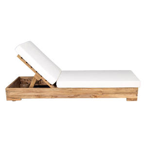 Tumbona de Madera de Teca de Lujo para Exteriores, Muebles para Hoteles y Resorts, Fabricante y Proveedor Mayorista de Tumbonas de Teca para Piscina - Product Image 2