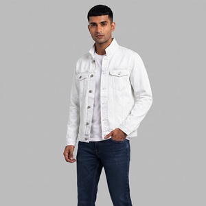 Fashion Style <b>Denim</b> <b>Jackets</b> Men Button Down Jeans Button Up <b>Jackets</b> Men's Stand Collar <b>Denim</b> <b>Jackets</b> Mens - Product Image 3