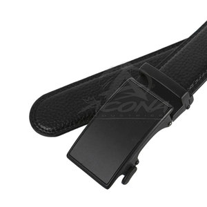 Cinturón de Cuero Genuino con Hebilla de Acero, Ajustable y Duradero, para Jeans Casuales, Pantalones de Oficina, Ropa Formal de Negocios, Ecológico - Product Image 4