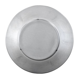 Assiettes de présentation en acier inoxydable à bord festonné doré, collection ROYAL HOME, modernes et décoratives, faites à la main, pour mariages, banquets et hôtels - Product Image 2
