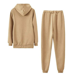 Conjunto de Sudadera con Capucha y Pantalones Deportivos para Hombre, Diseño Casual con Logotipo Personalizado, 2 Piezas, Invierno, 100% Algodón - Product Image 1