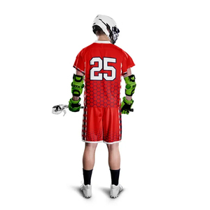 Tenue de sport athlétique confortable pour équipe, en matière respirante, uniforme de lacrosse pour entraînement régulier, ensemble de vêtements de sport athlétiques pour équipe - Product Image 2