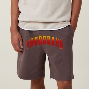 Pantalones Cortos de Moda Urbana al Por Mayor con Estampado Puff, Ropa Masculina de Alta Calidad 100% Poliéster, Talla y Color Personalizados - Product Image 1