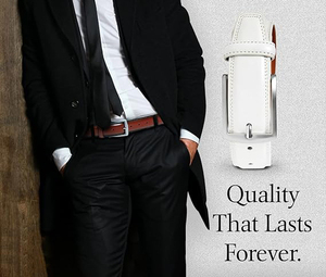 Cinturones de Cuero Vacuno Premium para Hombre, Estilo Formal, Hebilla de Aleación, Venta al Por Mayor, Logotipo Personalizado OEM - Product Image 2