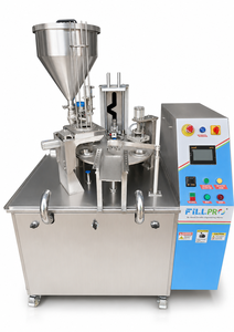 Machine de remplissage et de scellage automatique de gobelets rotative à moteur pour l'emballage de gobelets en plastique, yaourts et desserts - Product Image 6