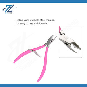 Pointed Blade Cuticle Nipper High Quality Stainless Steel <b>Nail</b> Clipper Professional Manicure Trimming <b>Tool</b> Manufacturer Pakistan - Product Image 3
