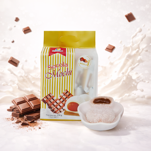 Mochi à la mangue DAI LONG avec garniture à la crème de fruits et coulis de noix de coco pour le petit-déjeuner, les collations de l'après-midi et les fêtes - Product Image 4