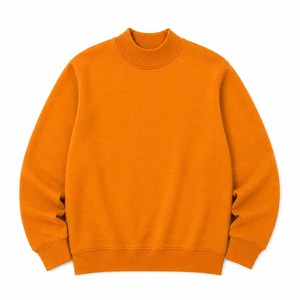 เสื้อสเวตเชิ้ตคอเต่าทรงหลวมสไตล์ลำลองสำหรับผู้หญิง ผ้าฝ้ายเฟรนช์เทอร์รี่เนื้อแน่นคุณภาพสูง ผลิตตามสั่งจากโรงงาน OEM - Product Image 1