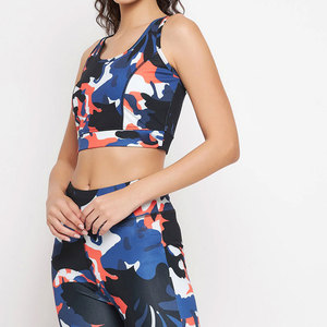 Soutien-gorge de sport tendance à marque privée pour femmes, maintien élevé, sans coutures, respirant, séchage rapide, col rond, pour dames - Product Image 2