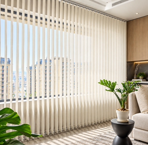 Persianas verticales de tela premium con estilo moderno, elegante y sofisticado, tamaño personalizado para ventanas de hogar, oficina o habitación infantil. - Product Image 2