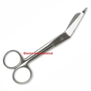 Tijeras para Vendajes Lister Izquierdas, de Acero Inoxidable, Instrumento Quirúrgico, Venta al Por Mayor BISONS - Product Image 2