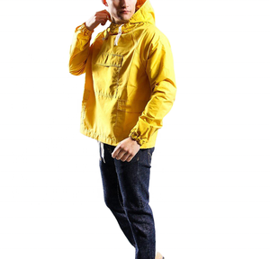 Chaqueta Cortavientos Personalizada de Último Diseño para Hombre, Talla Grande, 100% Poliéster, Transpirable, con Bloques de Color, Cremallera, para Usar en Verano - Product Image 3