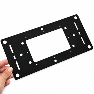 Placa de Montaje de Aluminio Negro Personalizada OEM para Refrigeración Líquida, 5052 6061, Marco de Soporte de Chapa Metálica de Precisión para Sistema de Refrigeración de Servidores de IA - Product Image 4