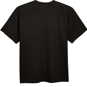 เสื้อยืดผู้ชายทรงหลวม สีดำ ผ้าฝ้ายพรีเมียม คอกลม แขนสั้น สไตล์ลำลอง โอเวอร์ไซส์ ใส่สบาย ใส่ได้ทุกวัน สตรีทแวร์ - Product Image 2