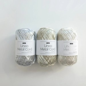 Hilo brillante para crochet, cordón metálico, 20% poliéster, 80% metálico, 220-280m/bola, hilo de poliéster/metalizado para crochet al por mayor. - Product Image 4