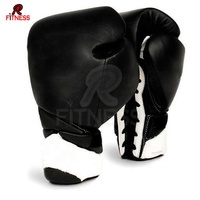 Gants de boxe professionnels en cuir véritable de haute qualité pour le dropshipping, avec fermeture auto-agrippante, antidérapants et personnalisables – Vente en gros