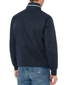 Custom Logo Premium Men's Navy Blue Windproof <b>Racer</b> <b>Jacket</b> With Hood Zipper Pockets Sporty Style Autumn Wear Breathable - Product Image 6
