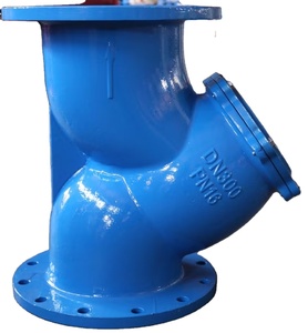 Crépine de type Y robuste DN100 PN40 fonte ductile haute température huile manuel OEM pour usage industriel - Product Image 4